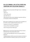 ILEA 235 CRIMINAL LAW ACTUAL PAPER 2026 QUESTIONS WITH SOLUTIONS GRADED A&plus;