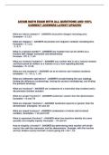 ASVAB MATH EXAM WITH ALL QUESTIONS AND 100&percnt; CORRECT ANSWERS LATEST UPDATE&excl;&excl;