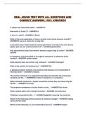 REAL ASVAB TEST WITH ALL QUESTIONS AND CORRECT ANSWERS 100&percnt; VERIFIED&excl;&excl;
