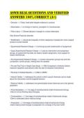 ASWB &lpar;Latest 2026&rpar; Real Questions and Answers 100&percnt; Correct &lpar;verified&rpar;