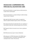 NSG552 EXAM 1 COMPREHENSIVE FINAL  PAPER 2026 FULL SOLUTION STUDY GUIDE 
