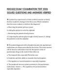 NSG552 EXAM 1 EXAMINATION TEST 2026  SOLVED QUESTIONS AND ANSWERS VERIFIED