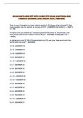 ASVAB MATH NEW SET WITH COMPLETE EXAM QUESTIONS AND CORRECT ANSWERS 2026 UPDATE 100&percnt; VERIFIED&excl;&excl;