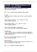 AAHAM - CCT EXAM Questions and Answers Updated 2026