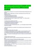 BLAW 3201 Final &lpar;Latest 2026&rpar; Actual Questions and Answers 100&percnt; Correct &lpar;verified&rpar;