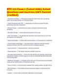BTE 210 Exam 1 &lpar;Latest 2026&rpar; Actual Questions and Answers 100&percnt; Correct &lpar;verified&rpar;