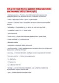 BTE 210 Final Newest Version Actual Questions and Answers 100&percnt; Correct &lpar;A&plus;&rpar;