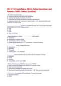 BTE 210 Final &lpar;Latest 2026&rpar; Actual Questions and Answers 100&percnt; Correct &lpar;verified&rpar;