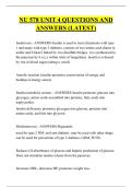 NU 578 UNIT 4 QUESTIONS AND  ANSWERS &lpar;LATEST&rpar; 