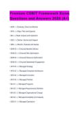 Premium COBIT Framework Exam Questions and Answers 2026 &lpar;A&plus;&rpar;