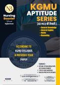KGMU Aptitude Series &lpar;40 MCQs Preparation&rpar; with solved answers 2026-27 