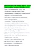 MISSOURI BARBER Newest Version Actual Questions and Answers 100&percnt; Correct &lpar;A&plus;&rpar;