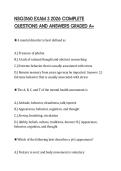 NSG3160 EXAM 3 2026 COMPLETE  QUESTIONS AND ANSWERS GRADED A&plus;