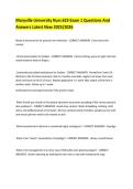 Maryville University Nurs 623 Exam 1 Questions And Answers Latest New 2025&sol;2026