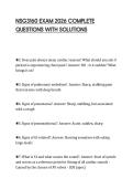 NSG3160 EXAM 2026 COMPLETE  QUESTIONS WITH SOLUTIONS 