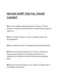NSG3160 SCRIPT 2026 FULL SOLVED  CONTENT