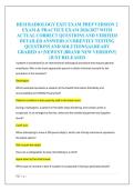 HESI RADIOLOGY EXIT EXAM PREP VERSION 2  EXAM & PRACTICE EXAM 2026&sol;2027 WITH  ACTUAL CORRECT QUESTIONS AND VERIFIED  DETAILED ANSWERS &vert;CURRENTLY TESTING  QUESTIONS AND SOLUTIONS&vert;ALREADY  GRADED A&plus;&vert;NEWEST &vert;BRAND NEW VERSION&excl;&excl;&vert;  &vert;JUST RELEASED