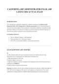 California Adult Residential Facility &lpar;ARF&rpar; Administrator Certification Exam &ndash; California Department of Social Services &vert; 2026 Actual Questions and Verified Answers