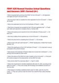 FDNY A35 Newest Version Actual Questions and Answers 100&percnt; Correct &lpar;A&plus;&rpar;