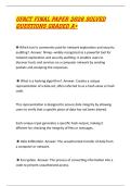 GFACT FINAL PAPER 2026 SOLVED QUESTIONS GRADED A&plus; 