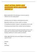GFACT ACTUAL PAPER 2026 QUESTIONS WITH SOLUTIONS GRADED A&plus;