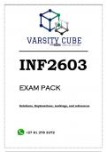 INF2603  EXAM PACK 2023