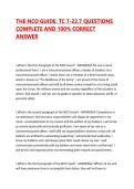 THE NCO GUIDE&period; TC 7-22&period;7 QUESTIONS COMPLETE AND 100&percnt; CORRECT ANSWER
