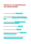 THE NCO&period; TC 7-22&period;7 QUESTIONS WITH 100&percnt; VERIFIED ANSWER