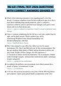 NU 631 FINAL TEST 2026 QUESTIONS WITH CORRECT ANSWERS GRADED A&plus;