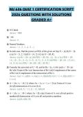 NU 636 QUIZ 1 CERTIFICATION SCRIPT 2026 QUESTIONS WITH SOLUTIONS GRADED A&plus;