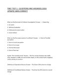 TMCI TEST 1 - QUESTIONS AND ANSWERS &lpar;2026 UPDATE&rpar; 100&percnt; CORRECT&period;
