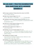 NU 636 QUIZ 1 PRACTICE EXAMINATION 2026 QUESTIONS WITH ANSWERS GRADED A&plus;