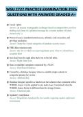 WGU C727 PRACTICE EXAMINATION 2026 QUESTIONS WITH ANSWERS GRADED A&plus;