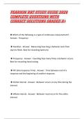 PEARSON RBT STUDY GUIDE 2026 COMPLETE QUESTIONS WITH CORRECT SOLUTIONS GRADED A&plus; 
