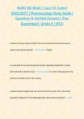NURS 180 Week 3 Quiz V2 &lpar;Latest 2026&sol;2027&rpar; &vert; Pharmacology Study Guide &vert; Questions & Verified Answers &vert; Pass Guaranteed &vert; Grade A &vert; WCU