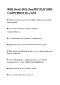 NU185 EXAM 3 2026 EXAM PREP STUDY GUIDE  COMPREHENSIVE SOLUTIONS 