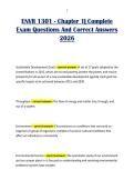 ENVR 1301 - Chapter 1&vert; Complete Exam Questions And Correct Answers 2026