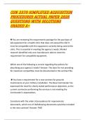CON 2370 SIMPLIFIED ACQUISITION PROCEDURES ACTUAL PAPER 2026 QUESTIONS WITH SOLUTIONS GRADED A&plus;