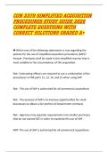 CON 2370 SIMPLIFIED ACQUISITION PROCEDURES STUDY GUIDE 2026 COMPLETE QUESTIONS WITH CORRECT SOLUTIONS GRADED A&plus; 