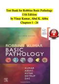 Robbins Basic Pathology 10th Edition Test Bank &ndash; Complete Questions & Answers