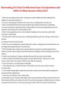 Bartending 101 Final Certification Exam &lpar;2026&sol;2027&rpar; &ndash; Test Questions and 100&percnt; Verified Answers Guide