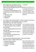 EMT Basic Practice Exam 1 Questions with Answers Rated A