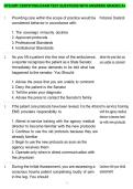 NYS EMT CERTIFYING EXAM TEST QUESTIONS WITH ANSWERS GRADED A&plus;