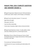 NU664C FINAL 2026 COMPLETE QUESTIONS  AND ANSWERS GRADED A&plus;