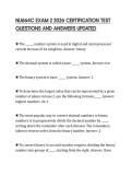 NU664C EXAM 2 2026 CERTIFICATION TEST  QUESTIONS AND ANSWERS UPDATED