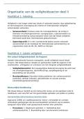 Organisatie van de veiligheidssector deel 2 VIVES Kortrijk BaMV volledige samenvatting