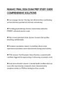 NU664C FINAL 2026 EXAM PREP STUDY GUIDE  COMPREHENSIVE SOLUTIONS 