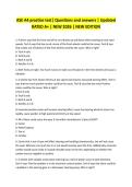 ASE A4 practice test&vert; Questions and answers &vert; Updated RATED A&plus; &vert; NEW 2026 &vert; NEW EDITION