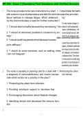 NR 464 - Exam 3 &lpar;Saunders&rpar; Test Questions with Verified Answers