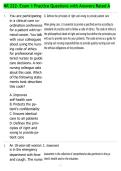 NR 222- Exam 1 Practice Questions with Answers Rated A